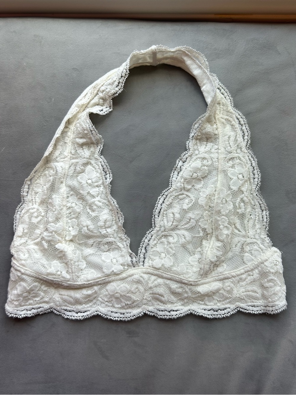 Out From Under Lace Halter Bralette